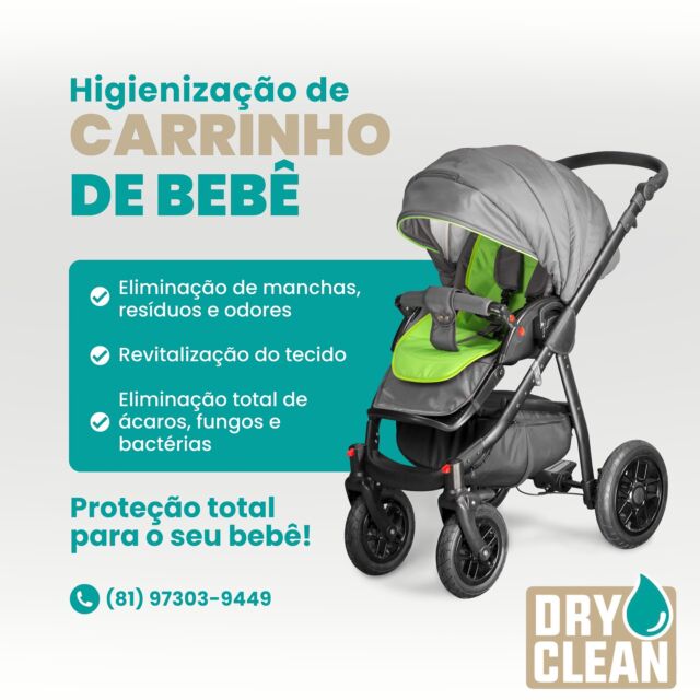 🧼 Higienização de Carrinho de Bebê
Seu bebê merece o melhor! 💚
✔ Elimine manchas, odores e resíduos.
✔ Revitalize o tecido, deixando-o como novo.
✔ Proteja contra ácaros, fungos e bactérias.

Agende já a sua lavagem pelo WhatsApp: (81) 97303-9449

#HigienizaçãoDeCarrinho #CuidadoComOBebê #MaternidadeConsciente #HigieneParaBebês #PaisDePrimeiraViagem #BemEstarDoBebê #AmorDeMãe #proteçãoparabebê